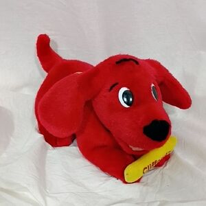 EUC Clifford the Big Red Dog plush toy With Sound And Moving Tails, Tongue Ears